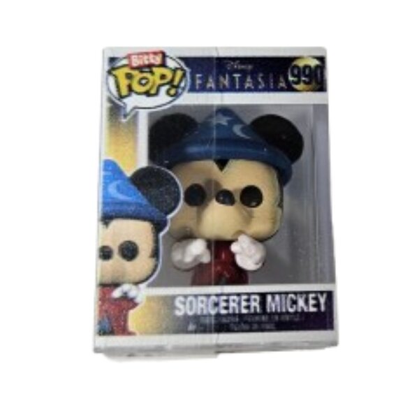 Bitty Pop Sorcerer Mickey #990 Vinyl Figures Disney Funko - Picture 1 of 7